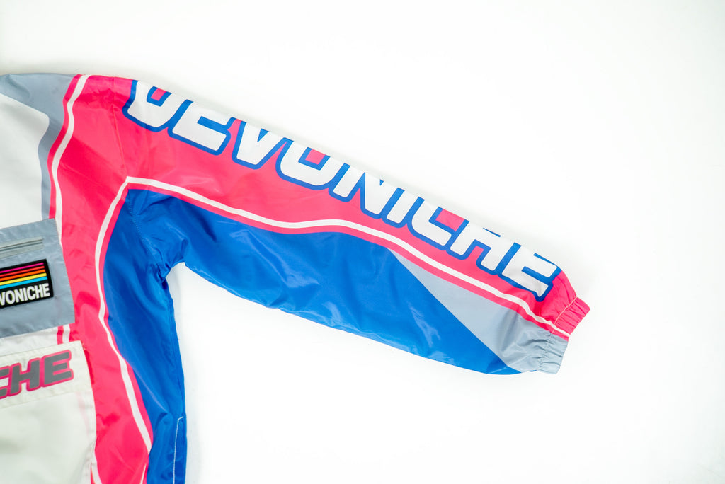Devoniche Studio "90s Vintage Windbreaker Jacket (COOL PINK)"