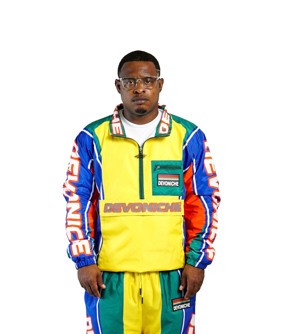 Devoniche Studio "90s Vintage Windbreaker Jacket (Martin)"