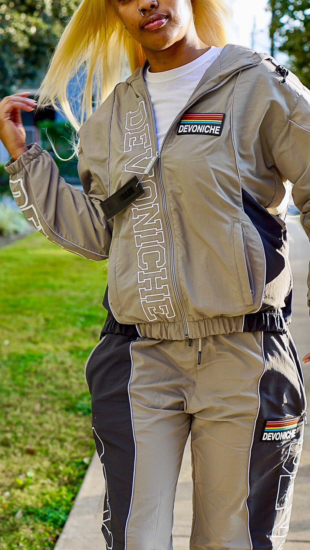 Devoniche “Tech” Jacket ( Cool Gray)