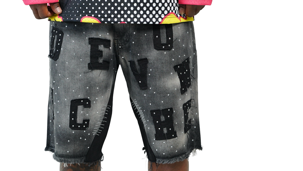 Devoniche “PatchWork” Short Denim