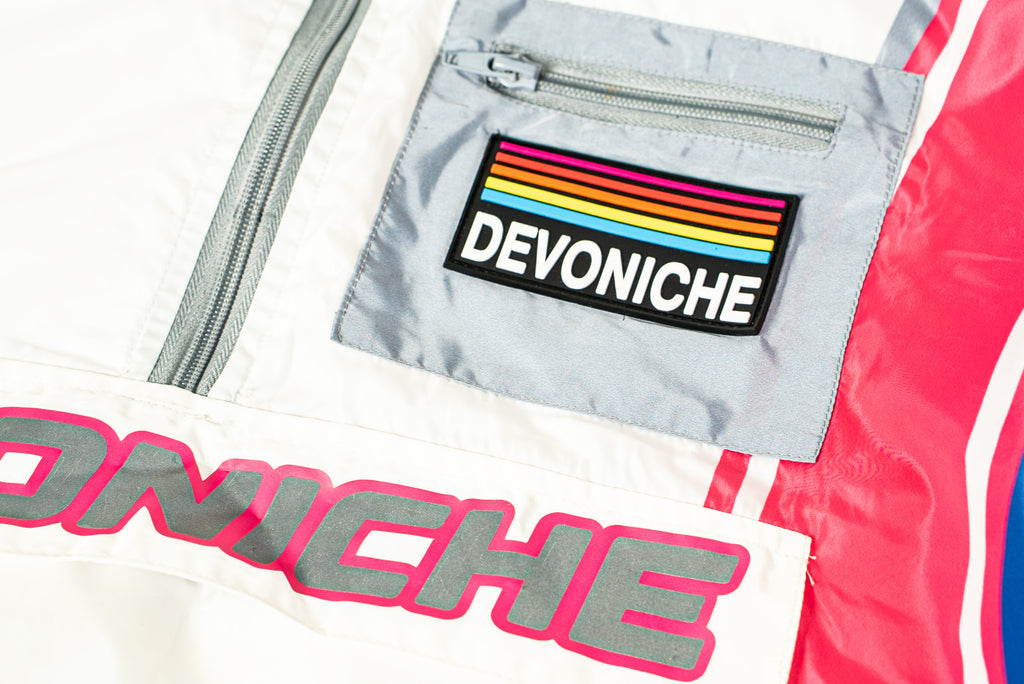 Devoniche Studio "90s Vintage Windbreaker Jacket (COOL PINK)"