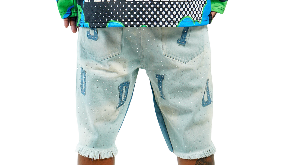 Devoniche “PatchWork” Short Denim