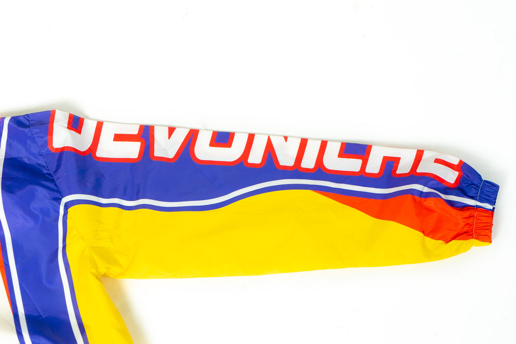 Devoniche Studio "90s Vintage Windbreaker Jacket (Cream)"