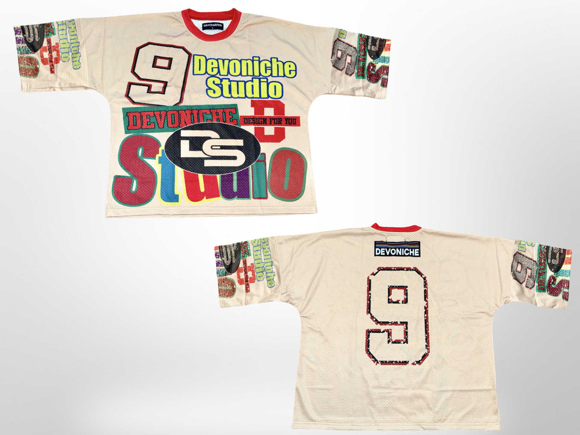 Devoniche Studio “Logo” Jersey (Light Gold) (Copy)