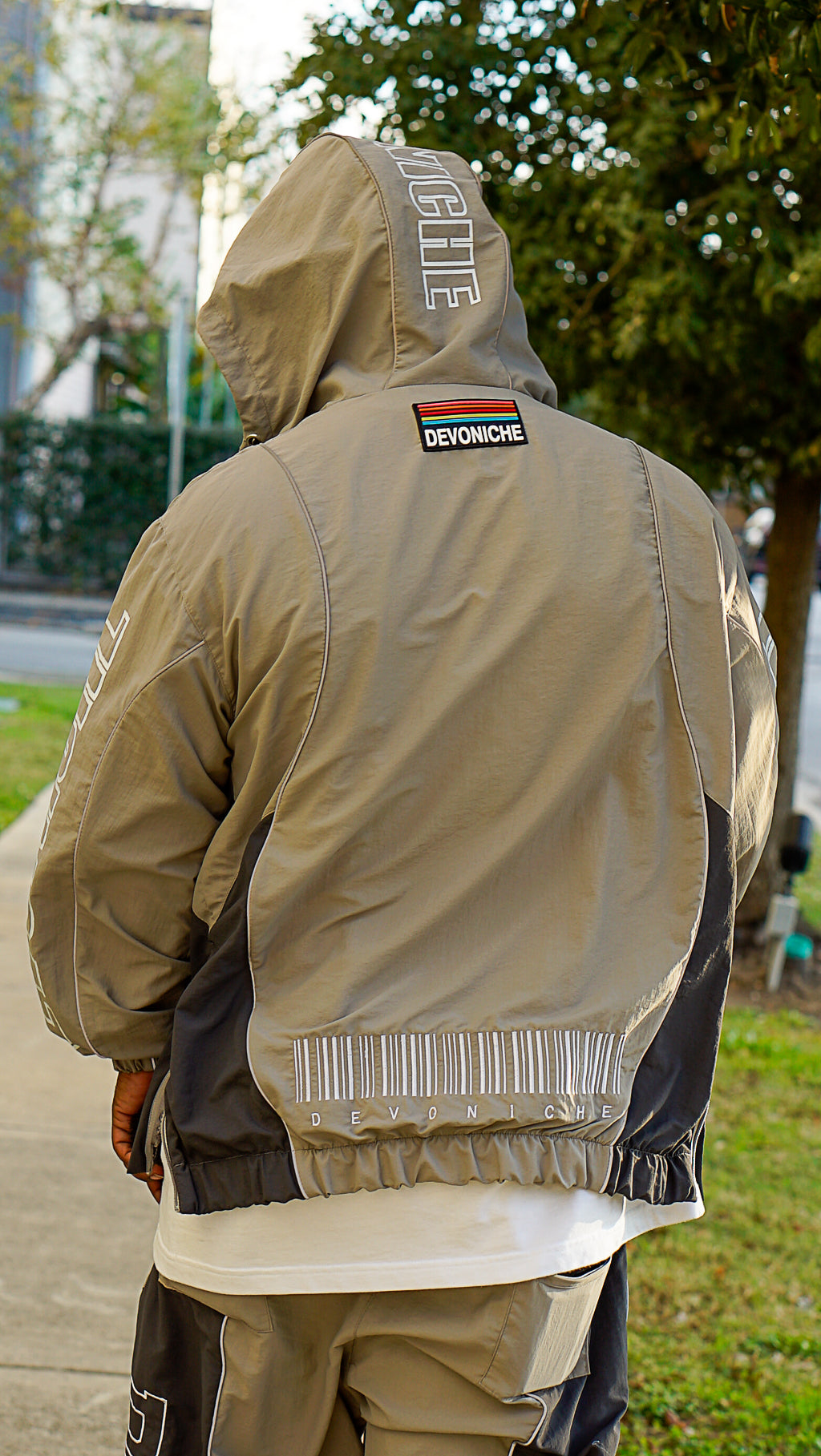 Devoniche “Tech” Jacket ( Cool Gray)