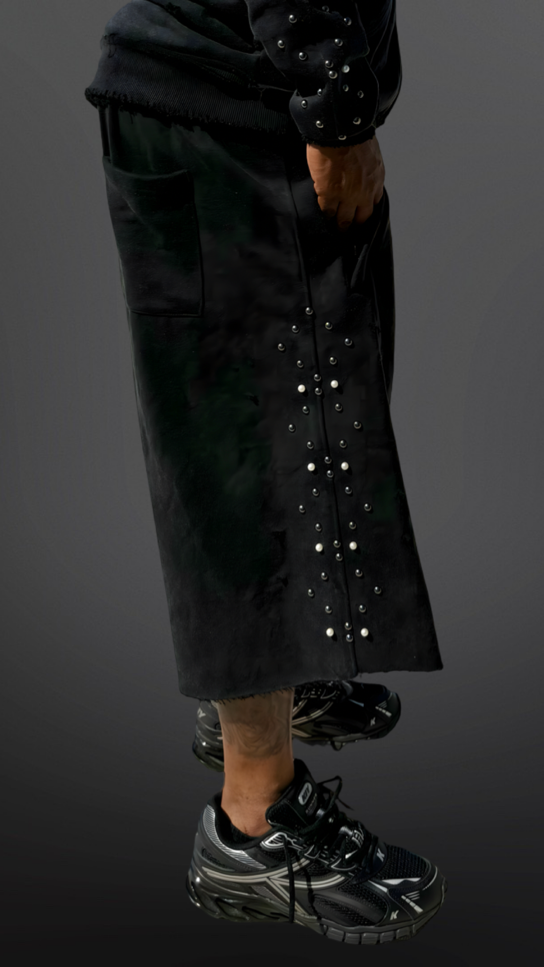 Devoniche “Raw Pearls” Shorts(Black)