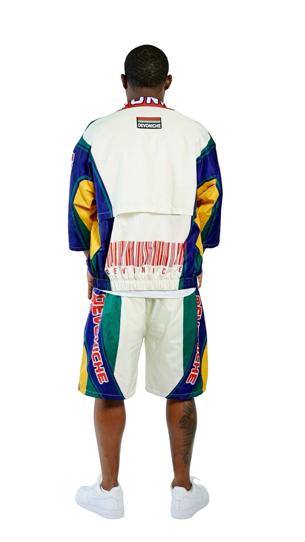 DEVONICHE’S “White Maze”WINDBREAKER SET