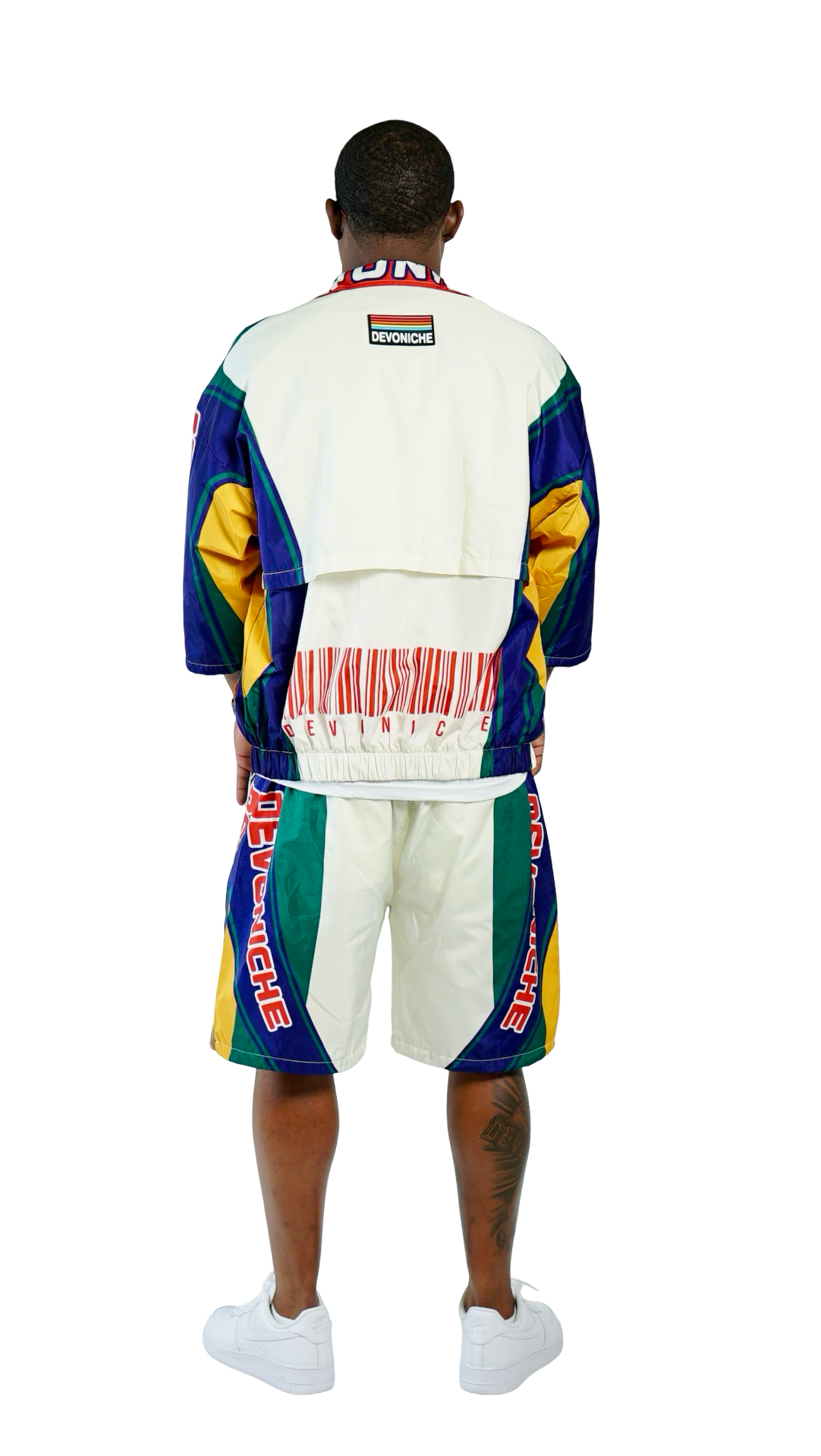 DEVONICHE’S “White Maze”WINDBREAKER SET