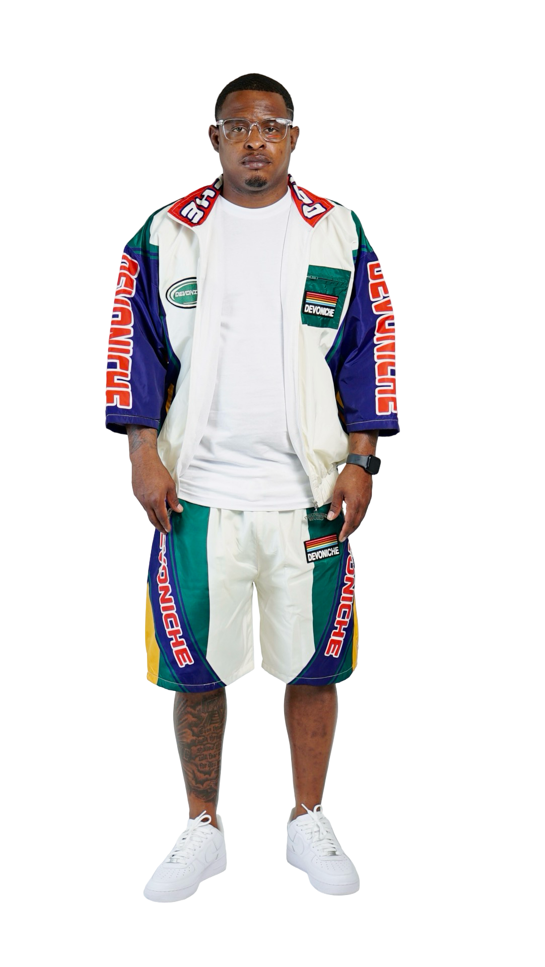 DEVONICHE’S “White Maze”WINDBREAKER SET