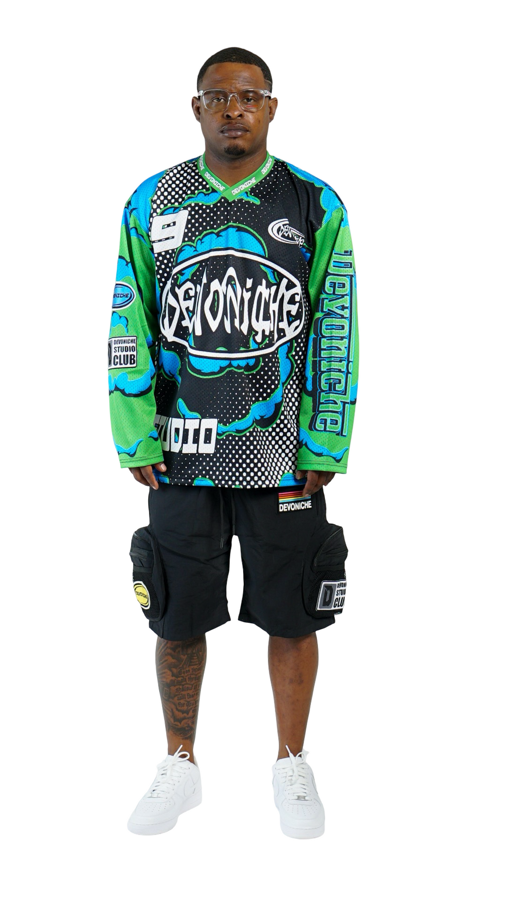 Devoniche Studio Club “Utility” Cargo Shorts