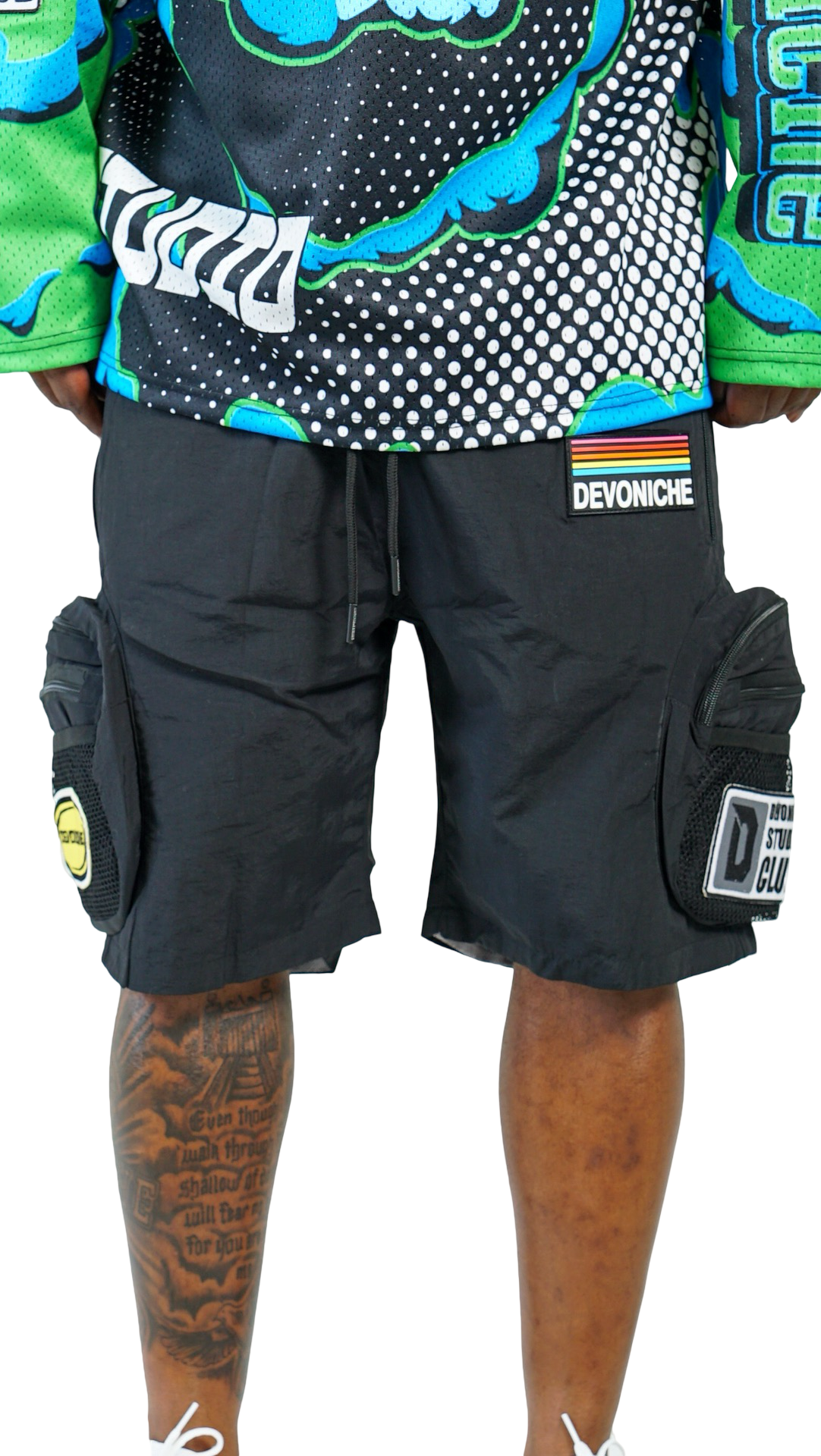 Devoniche Studio Club “Utility” Cargo Shorts