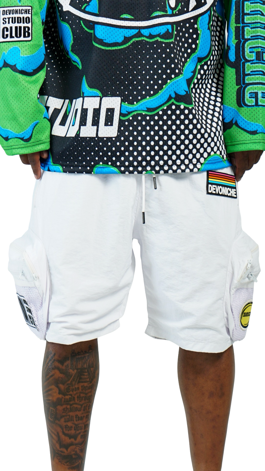 Devoniche Studio Club “Utility” Cargo Shorts